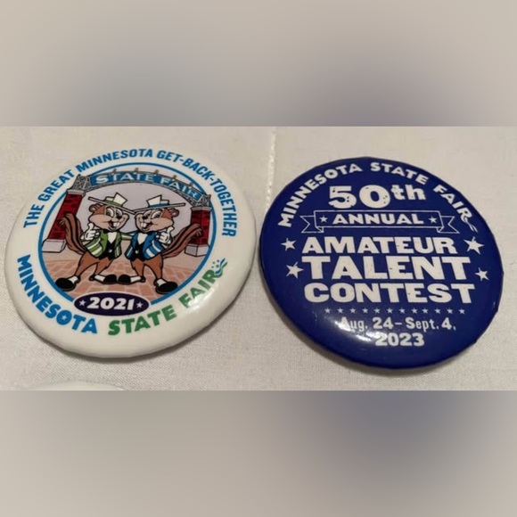 Minnesota State Fair Pin-Back Buttons Souvenirs - Picture 3 of 4